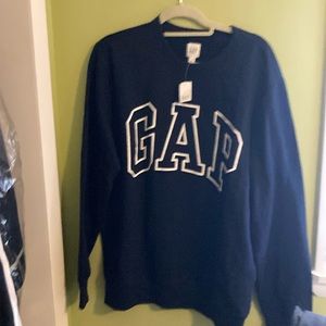 NWT Gap light sweatshirt size l Navy